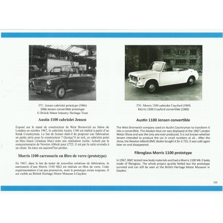 BNC ADO 16 (Austin et Morris 1100-1300) - Autos et Catalogues