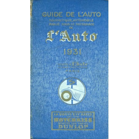 Guide de l'Auto 1931