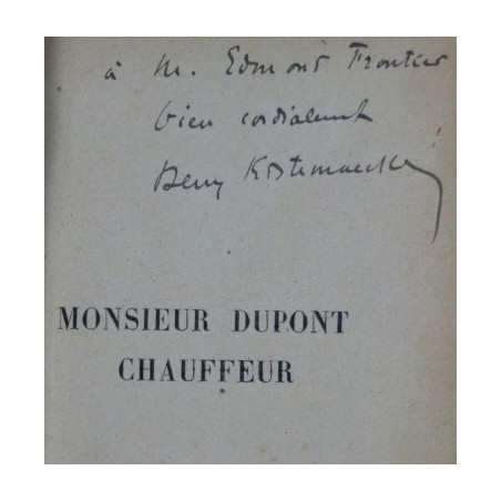 Monsieur Dupont chauffeur