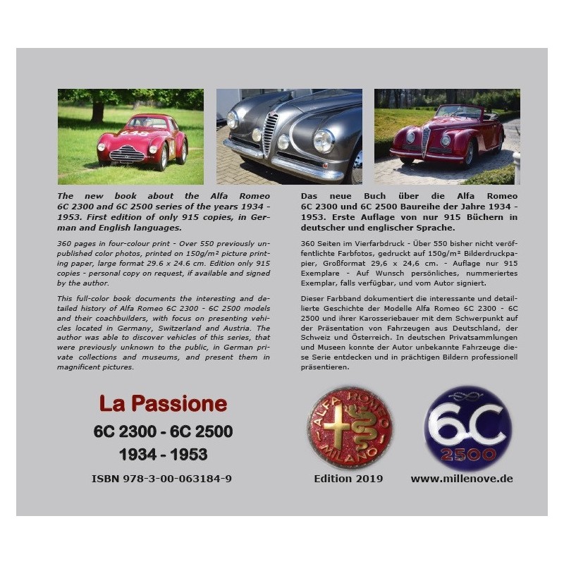 Alfa Romeo - La Passione 6C 2300 - 6C 2500 - 1934-1953