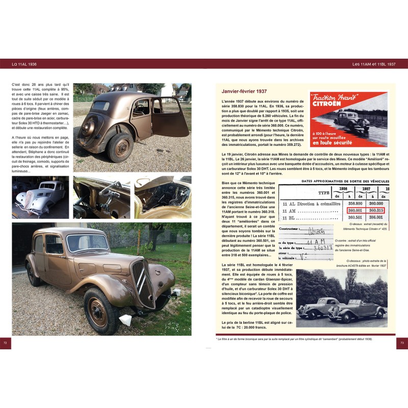 Toutes les Traction Avant ont une histoire Tome 1 Toutes les Traction Avant ont une histoire Tome 1