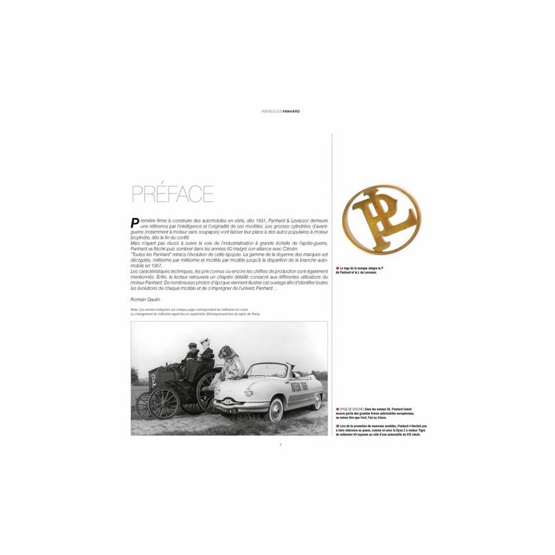 Toutes les Panhard Toutes les Panhard