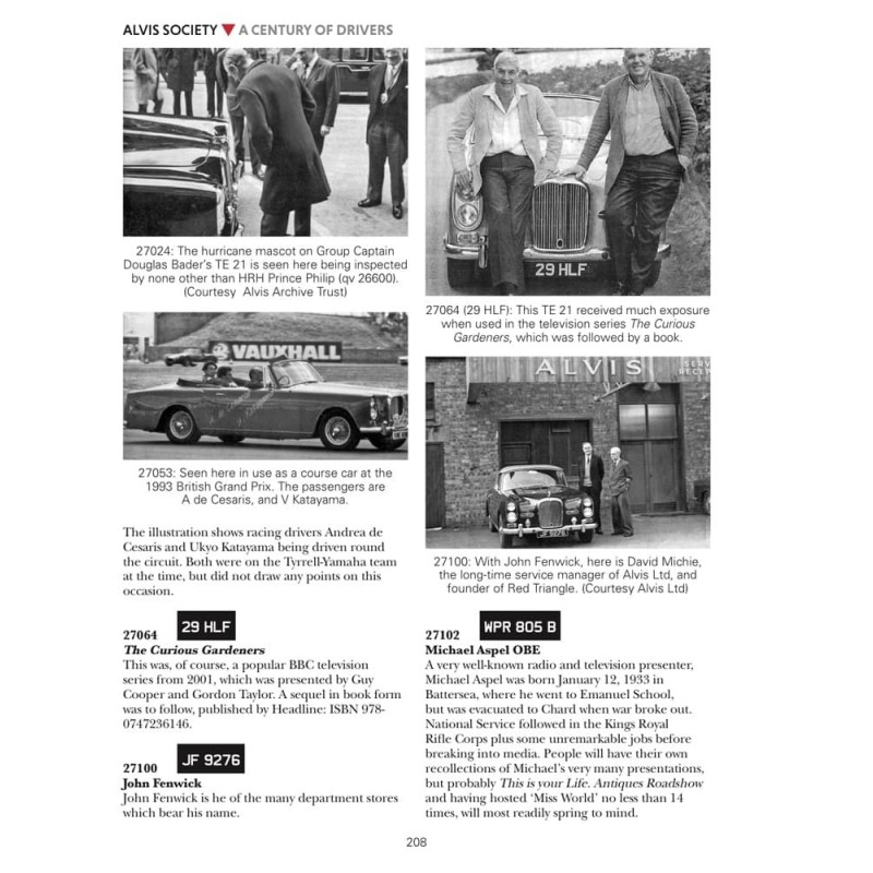 Alvis Society A Century of Drivers