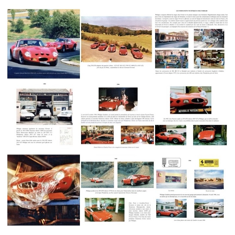 Livre Ferrari, Philippe Gardette La passion de la mécanique Ferrari