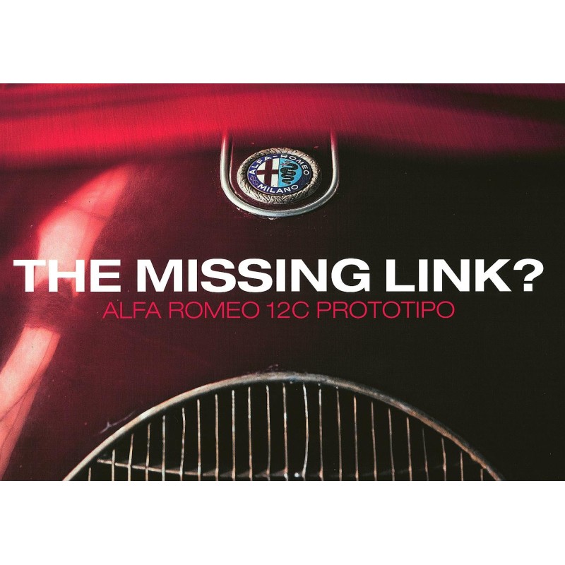 The Missing Link? Alfa Romeo 12C Prototipo – Standard Edition