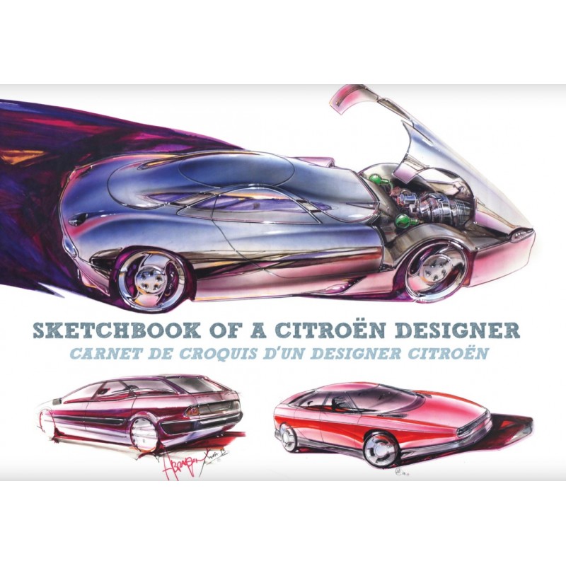 Carnet de croquis d&#039;un designer Citroën