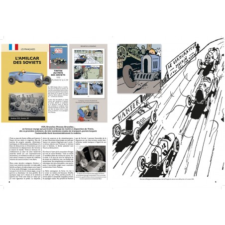 Les Voitures de légende - Tome 1 : Tintin et les autos européennes