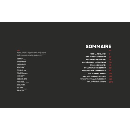 Eternel Senna Le livre hommage