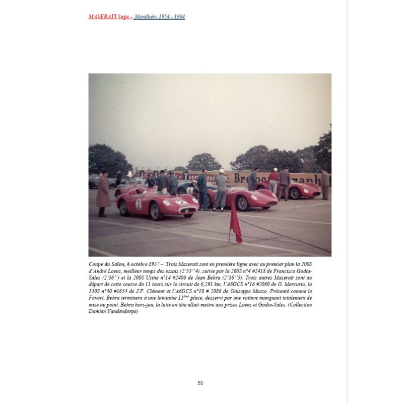 Maserati saga - Montlhéry 1954-1964
