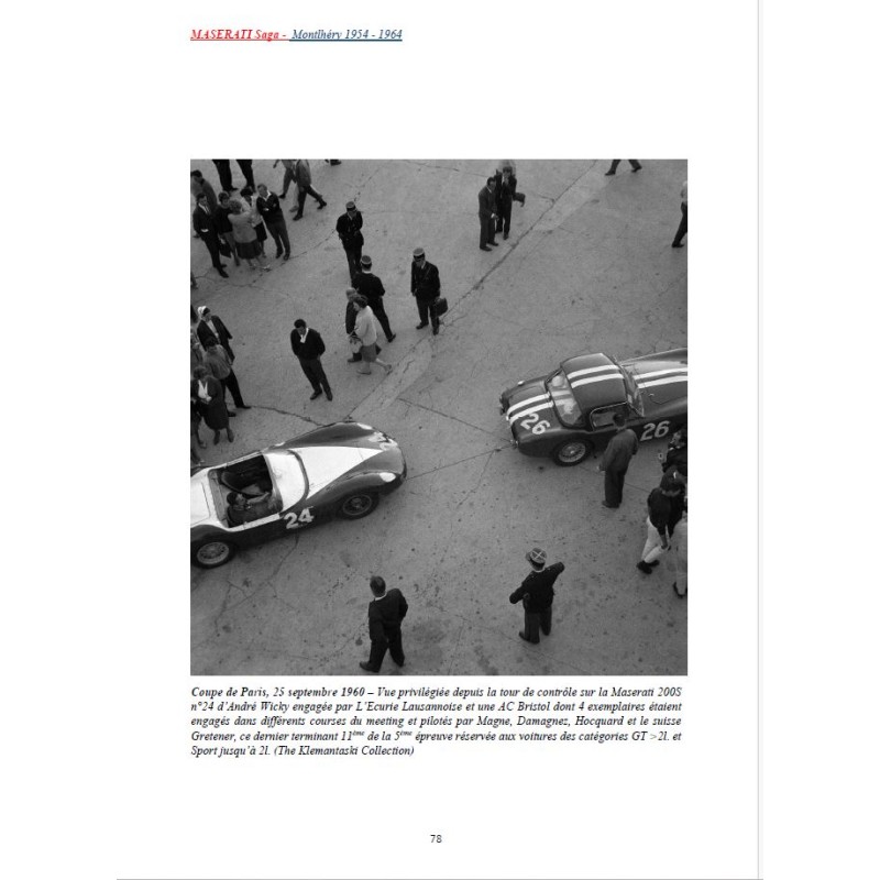 Maserati saga - Montlhéry 1954-1964