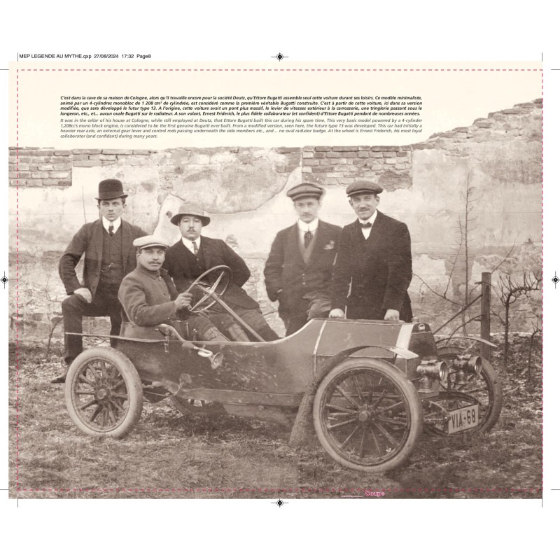 De la légende au mythe 1921-1924 - Les premiers 8 cylindres BUGATTI
