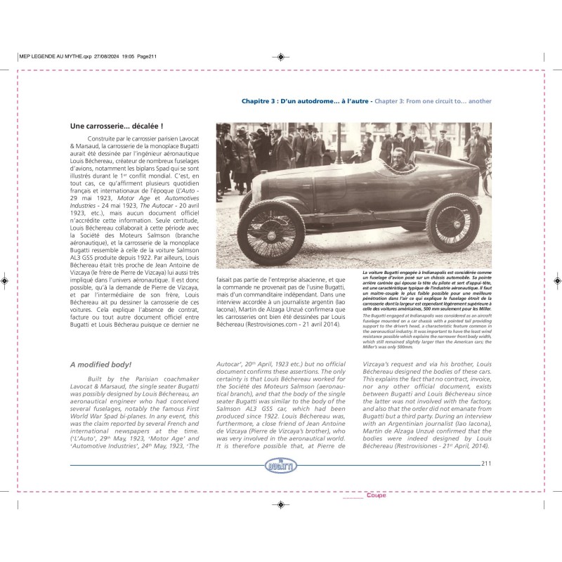 De la légende au mythe 1921-1924 - Les premiers 8 cylindres BUGATTI