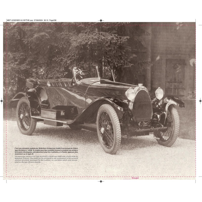 De la légende au mythe 1921-1924 - Les premiers 8 cylindres BUGATTI