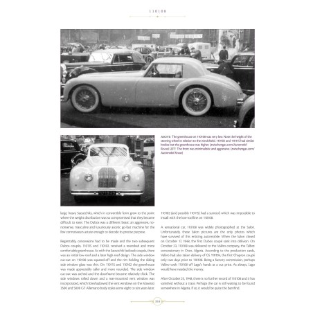 Talbot-Lago Grand Sport, The Car from Paris - Edition standard 600 exemplaires numérotés Talbot-Lago Grand Sport, The Car from Paris - Edition standard 600 exemplaires numérotés