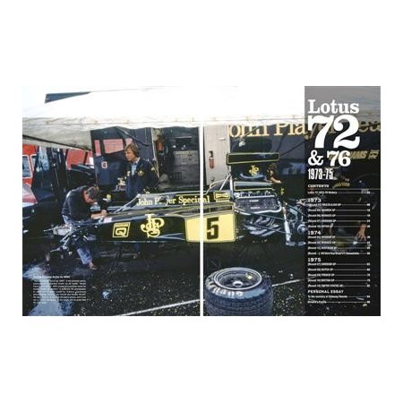 Racing Pictorial Series by HIRO No.8 Lotus 72 & 76 1973-75