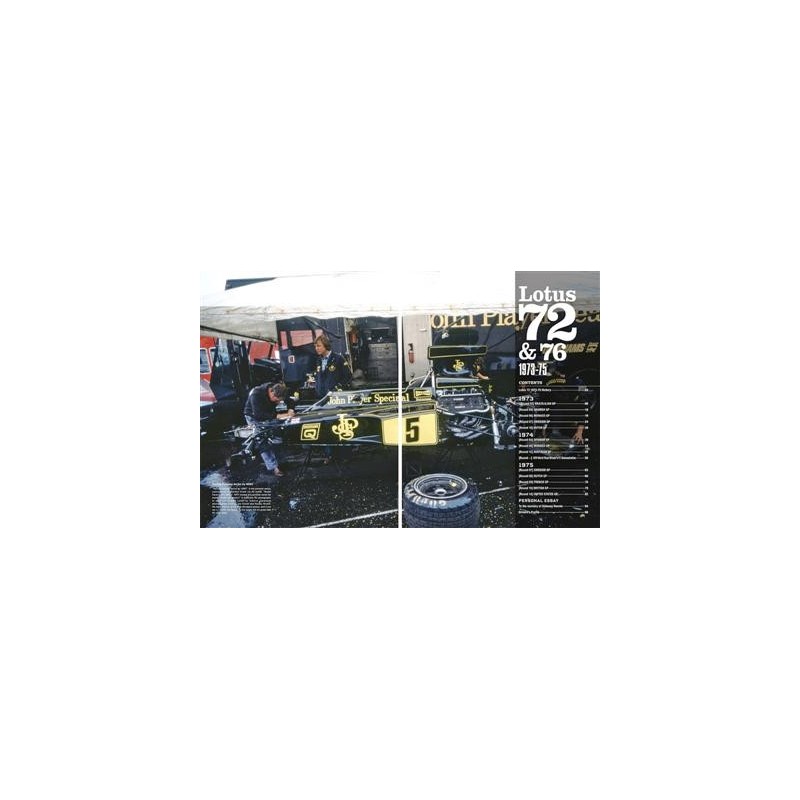Racing Pictorial Series by HIRO No.8 Lotus 72 &amp; 76 1973-75