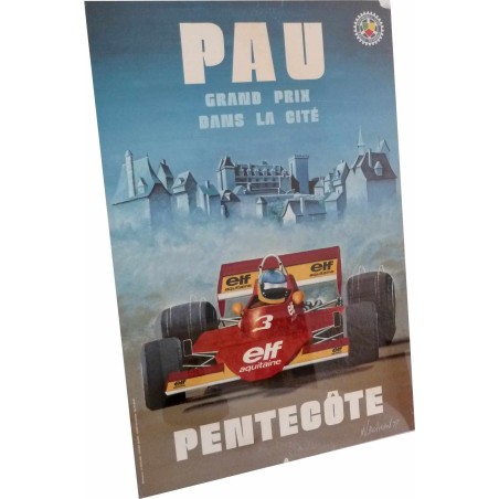 Original Poster Pau Formula 2 Grand Prix 1977 Original Poster Pau Formula 2 Grand Prix 1977