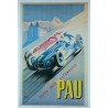 Affiche Grand Prix de Pau 1949-1950, Reproduction
