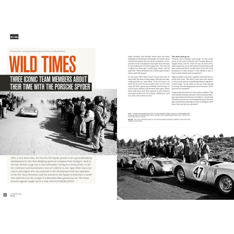 Automobilsport N° 6: spécial Porsche 550 Spyder