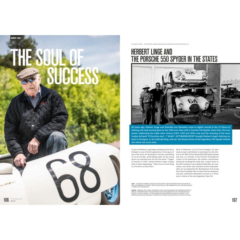 Automobilsport N° 6: spécial Porsche 550 Spyder