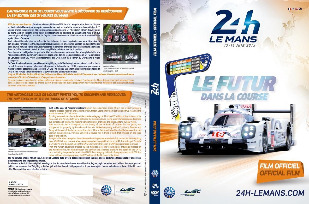 24 Heures du Mans 2015, Film Officiel
