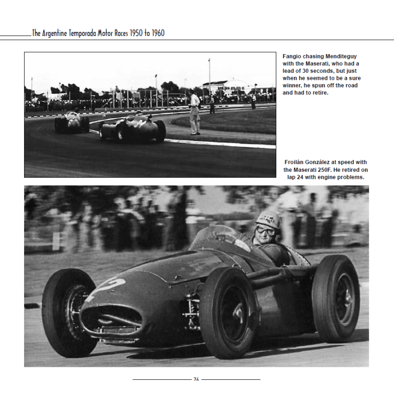 The Argentine Temporada Motor Races 1950 to 1960 – in 220 contemporary photos