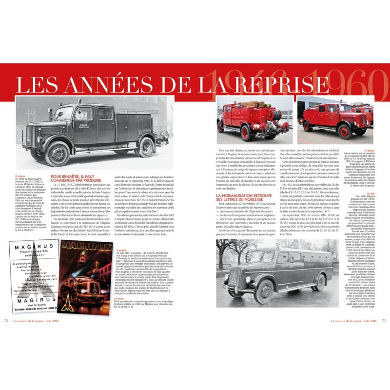 Magirus: les véhicules d'incendie