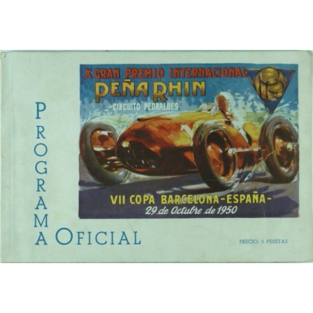 Gran Premio Peña Rhin 1950, Programme officiel