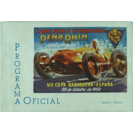 Gran Premio Peña Rhin 1950, Programme officiel Gran Premio Peña Rhin 1950, Programme officiel