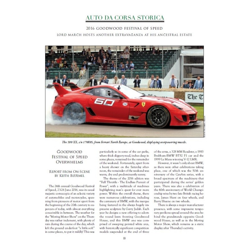 CAVALLINO - THE JOURNAL OF FERRARI HISTORY N°215 OCTOBRE/NOVEMBRE 2016