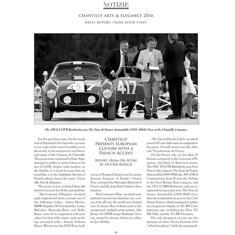 Cavallino, The Journal of Ferrari History N° 216 décembre 2016/janvier 2017