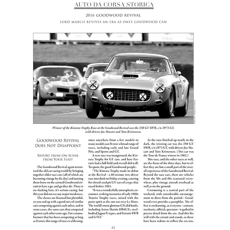 Cavallino, The Journal of Ferrari History N° 216 décembre 2016/janvier 2017